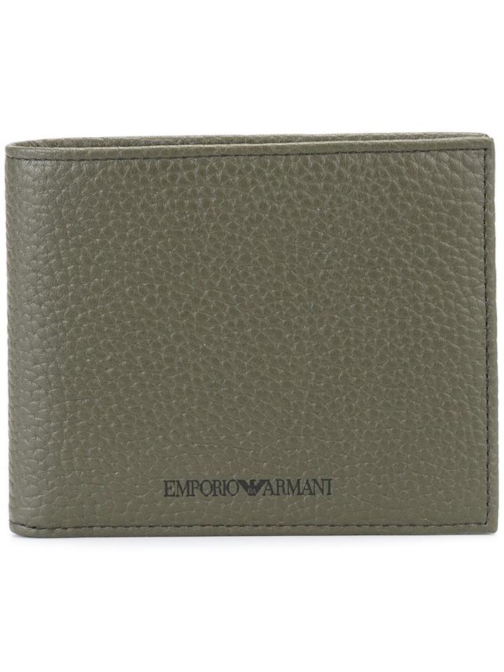 Emporio Armani Logo Stamp Billfold Wallet