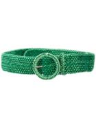 Chin Mens Woven Belt - Green