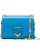 Jimmy Choo Petite 'lockett' Shoulder Bag, Women's, Blue