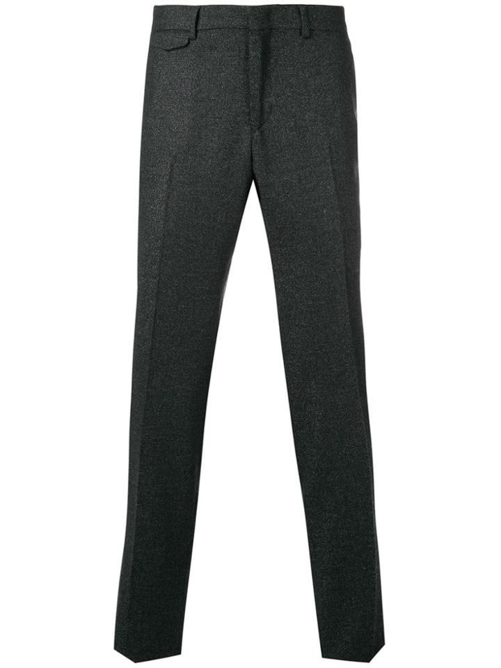 Z Zegna Regular Fit Trousers - Black