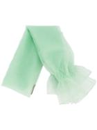 Ermanno Scervino - Sheer Sleeves - Women - Polyester - One Size, Green, Polyester