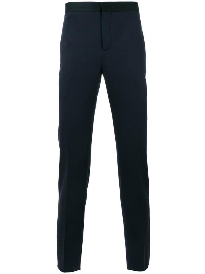 Neil Barrett Tailored Trousers, Men's, Size: 46, Blue, Wool