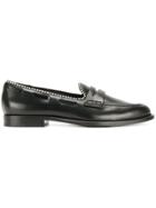 Giuseppe Zanotti Design Micro Stud Loafers - Black
