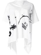 Marques'almeida Oversized Embroidered Blouse - White
