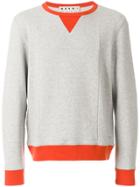 Marni Contrast-trim Sweatshirt - Grey