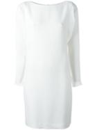 Polo Ralph Lauren Longsleeved Dress, Women's, Size: 2, Nude/neutrals, Silk/polyester