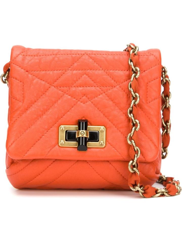 Lanvin Mini 'happy Pop' Shoulder Bag - Yellow