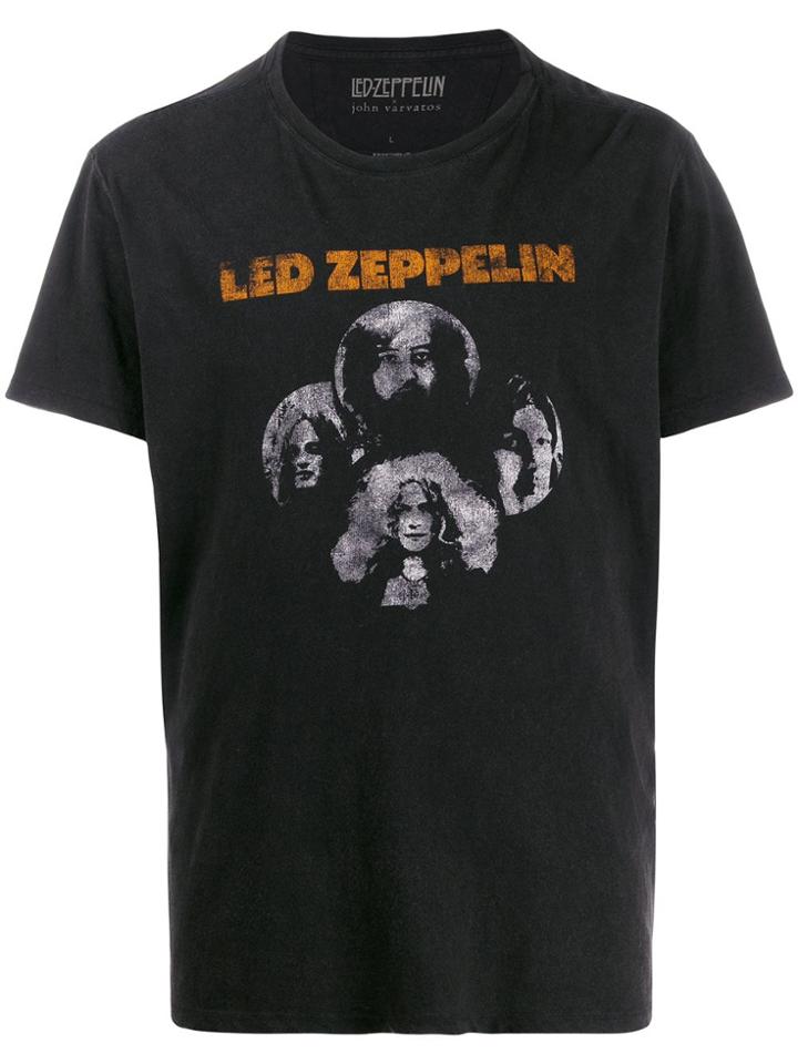 John Varvatos Led Zeppelin Print T-shirt - Black