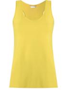 Lygia & Nanny Scoop Neck Tank Top, Women's, Size: 46, Yellow/orange, Cotton/spandex/elastane