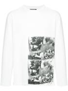 Calvin Klein 205w39nyc Car Crash Sweatshirt - White