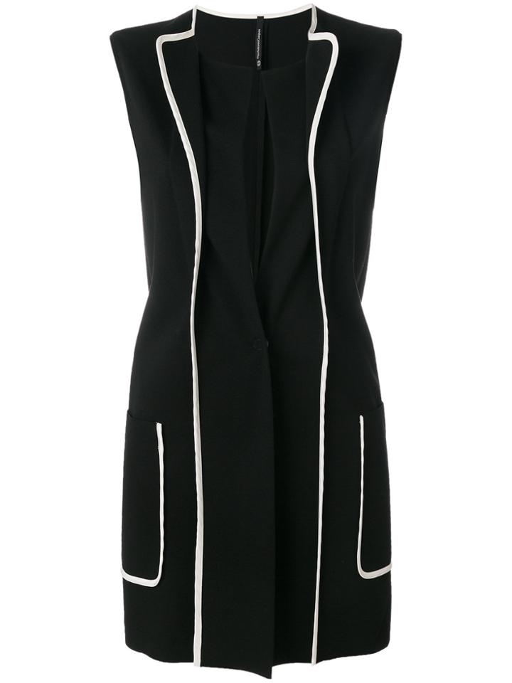 Pierantoniogaspari Tailored Knitted Top - Black