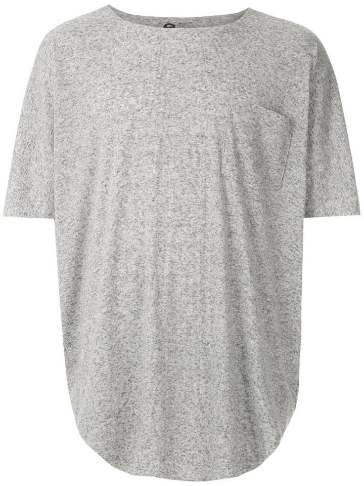 Osklen T-shirt Eco Wide Ribbed - Grey