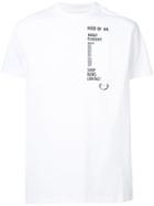 Hood By Air - Archive Patch T-shirt - Men - Cotton - L, White, Cotton