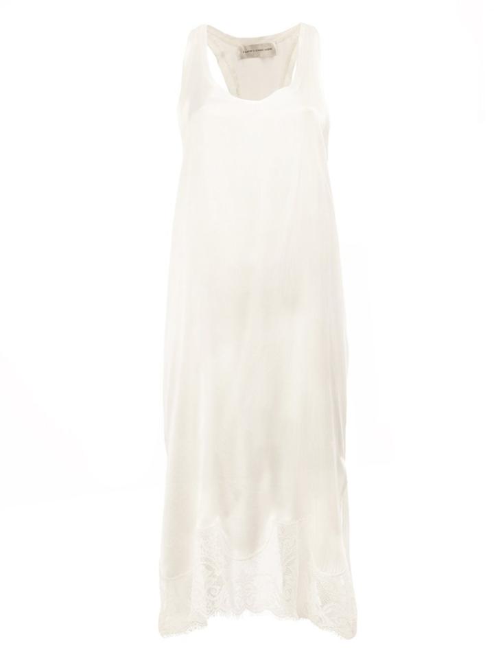 Faith Connexion Lace Hem Sleeveless Dress - White