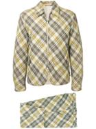 Comme Des Garçons Vintage Plaid Two-piece Suit - Yellow & Orange