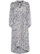 Isabel Marant Norja Paisley Print Midi-dress - Blue