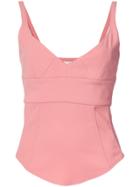 Tome Structured Tank Top - Pink & Purple