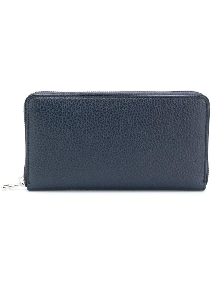 Bally Balen Zip-around Wallet - Blue