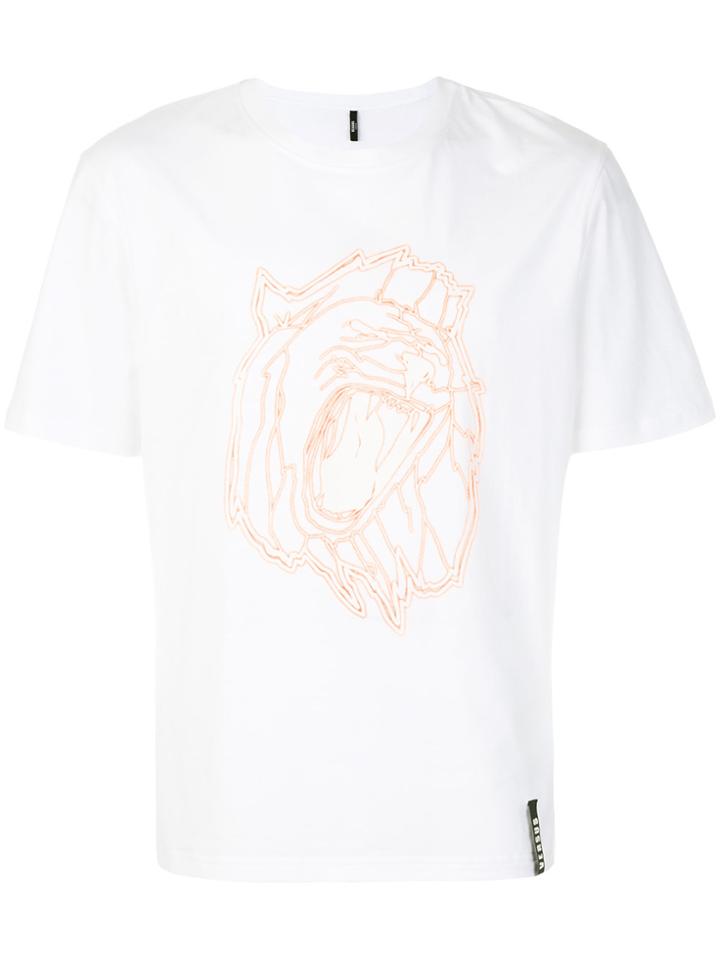Versus Printed Lion T-shirt - White