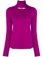 Chalayan Split Neck Sweater - Pink