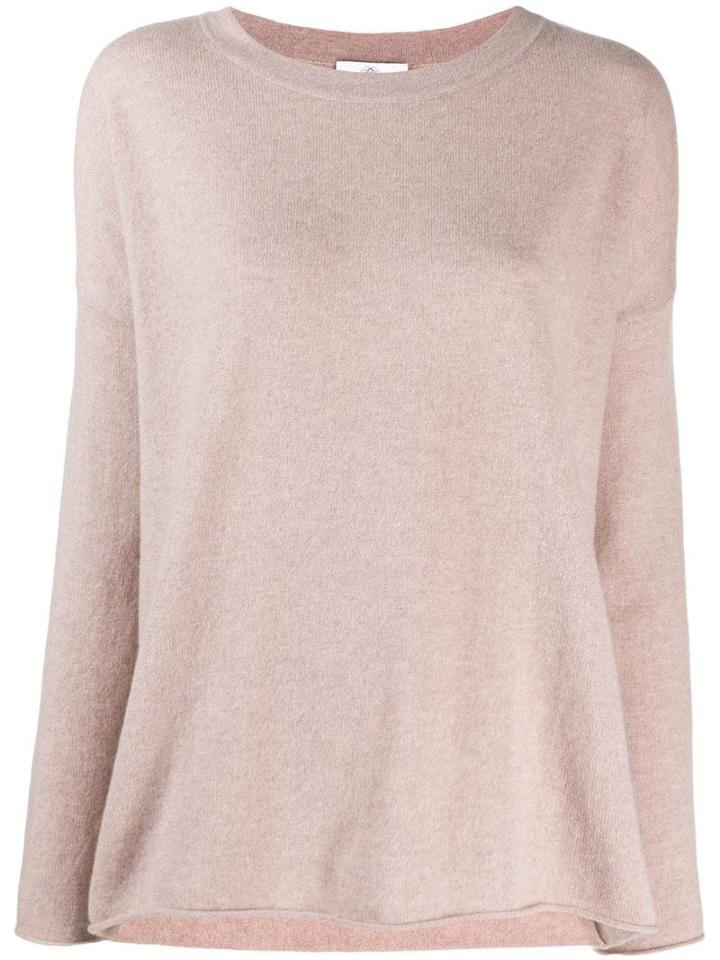 Allude Long Sleeve Jumper - Pink