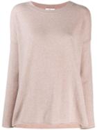 Allude Long Sleeve Jumper - Pink
