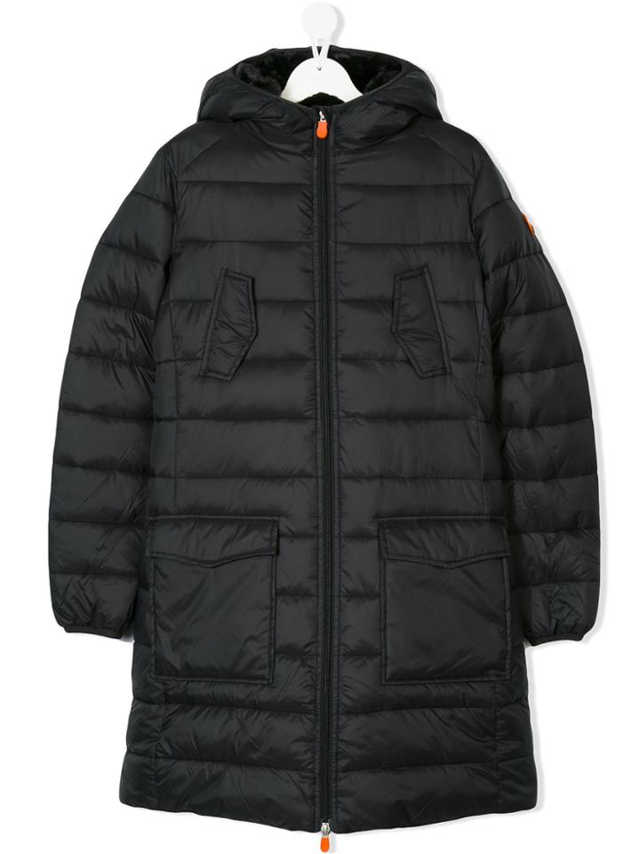 Save The Duck Kids Teen Padded Coat - Black