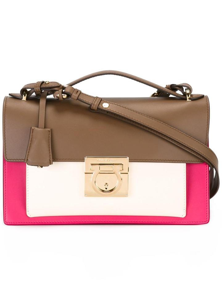 Salvatore Ferragamo Aileen Shoulder Bag - Brown