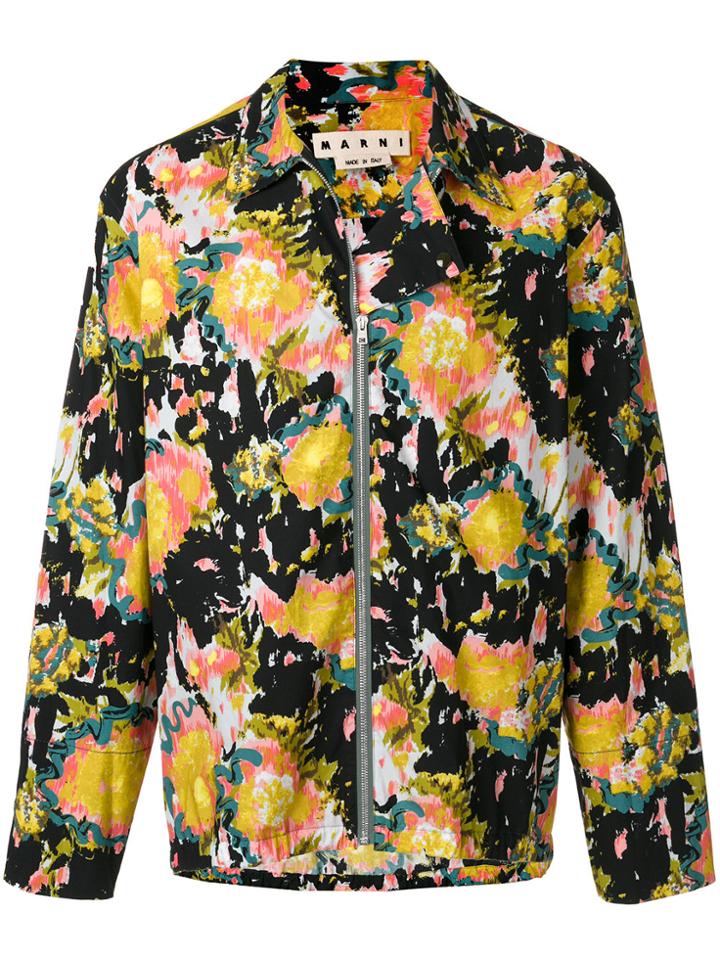 Marni Patterned Lightweight Jacket - Multicolour