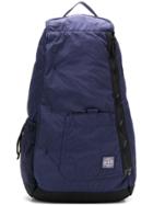 Stone Island Zipped Logo Backpack - Blue