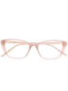 Dkny Branded Square Glasses - Neutrals