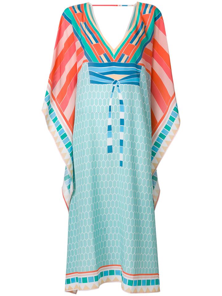 Karma Beach Luxor Long Kaftan - Blue