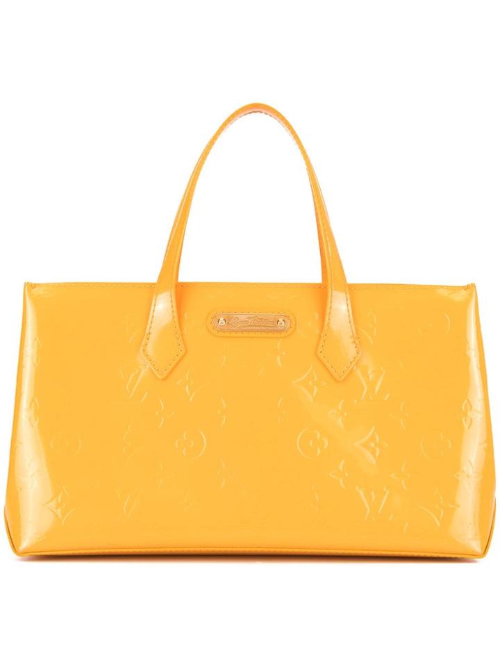 Louis Vuitton Vintage Vernis Wilshire Pm Hand Tote Bag - Yellow