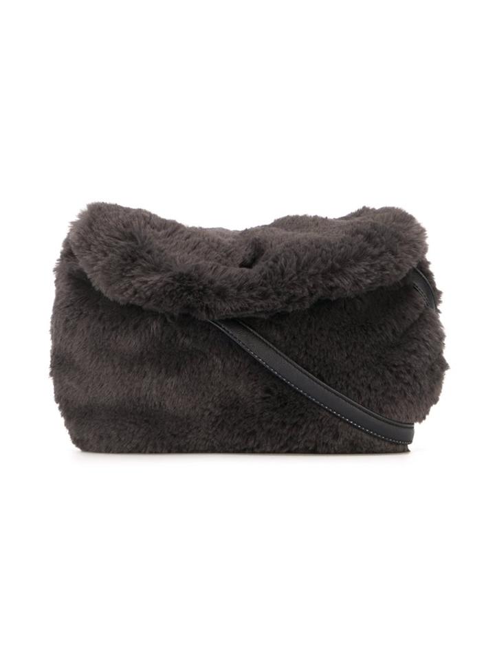 Tartine Et Chocolat Faux Fur Shoulder Bag, Girl's, Grey