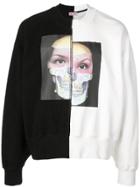 Palm Angels Graphic Skull Print Sweatshirt - Black