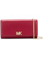 Michael Michael Kors Moth Chain Clutch - Red