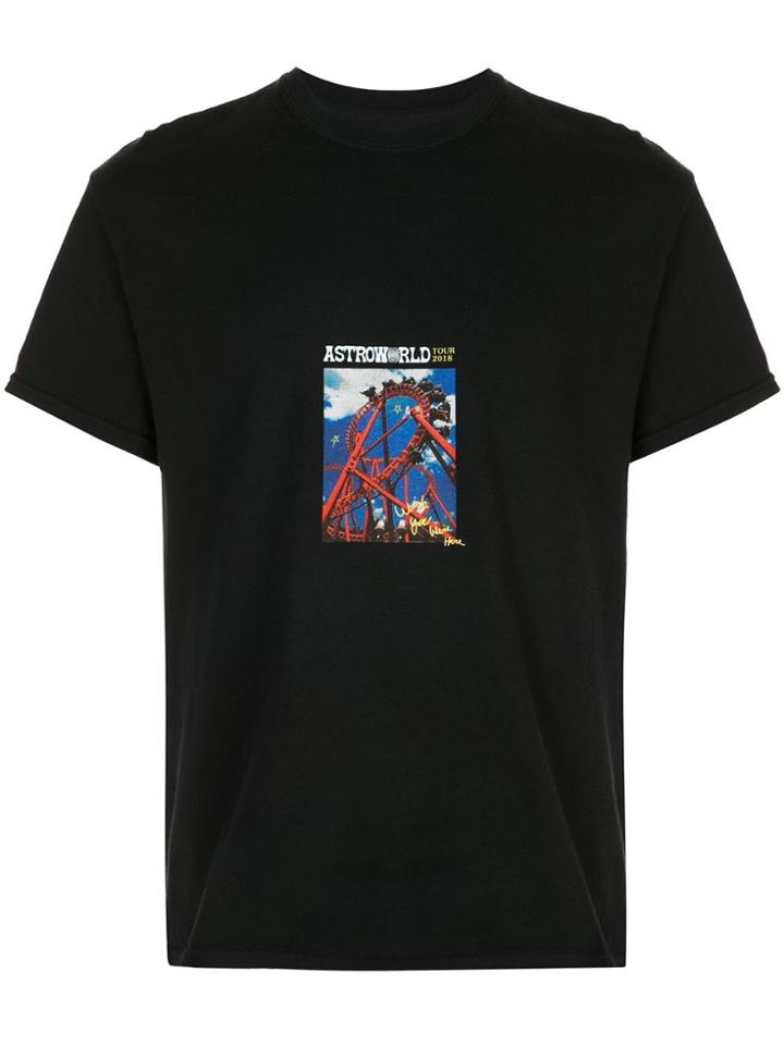 Travis Scott Astroworld Astroworld Roller Coaster T-shirt - Black