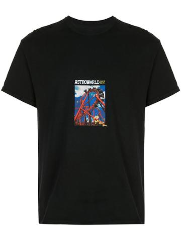 Travis Scott Astroworld Astroworld Roller Coaster T-shirt - Black