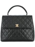 Chanel Vintage Quilted Tote - Black