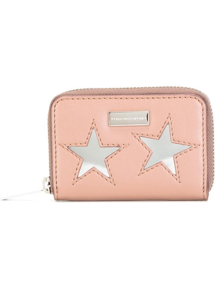 Stella Mccartney Small Stars Wallet - Pink & Purple