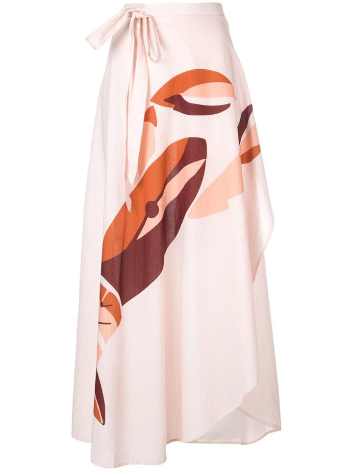 Onia Amanda Wrap Skirt - Pink