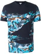 Kenzo Tropical Print T-shirt - Blue