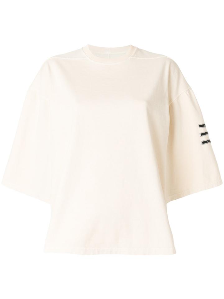 Rick Owens Drkshdw Human Patches Oversized T-shirt - Nude & Neutrals