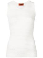 Missoni Fitted Tank-top - White