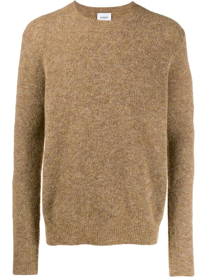 Dondup Crew Neck Terry Sweater - Neutrals