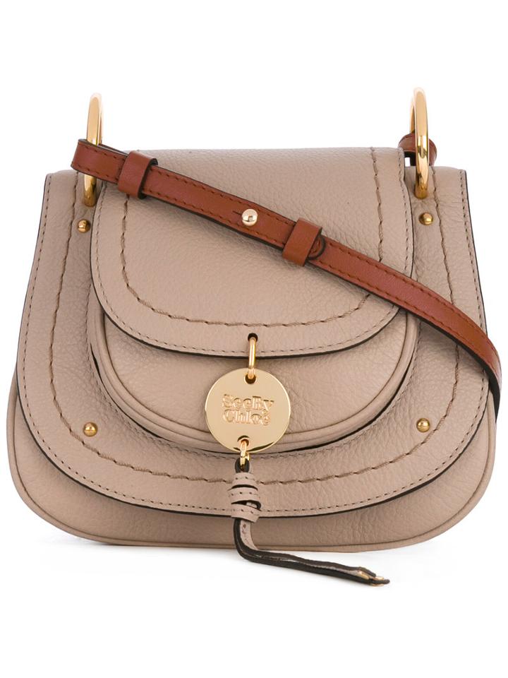 See By Chloé - Susie Shoulder Bag - Women - Calf Leather - One Size, Nude/neutrals, Calf Leather