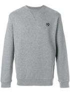 Mcq Alexander Mcqueen Swallow Badge Classic Sweatshirt - Grey