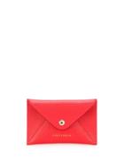 Coccinelle Embossed Coin Purse - Red
