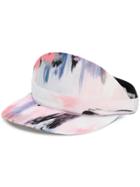 Eugenia Kim Nikki Satin Print Visor - Pink & Purple