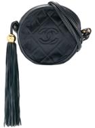 Chanel Pre-owned Cc Fringe Shoulder Bag - Black